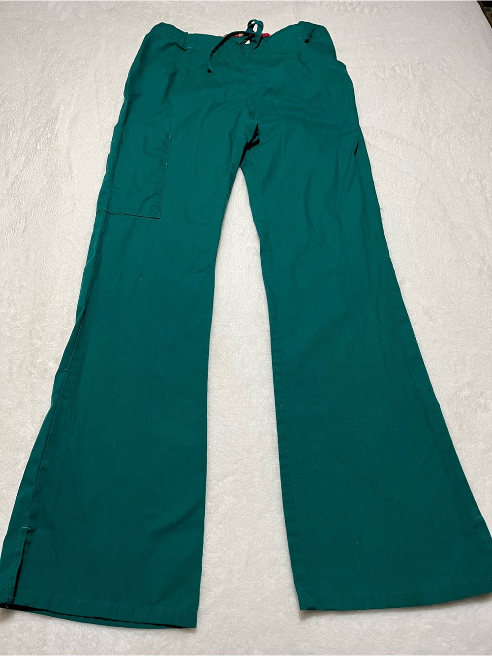 Dickies Dark Green Wide-Leg Scrub Pants